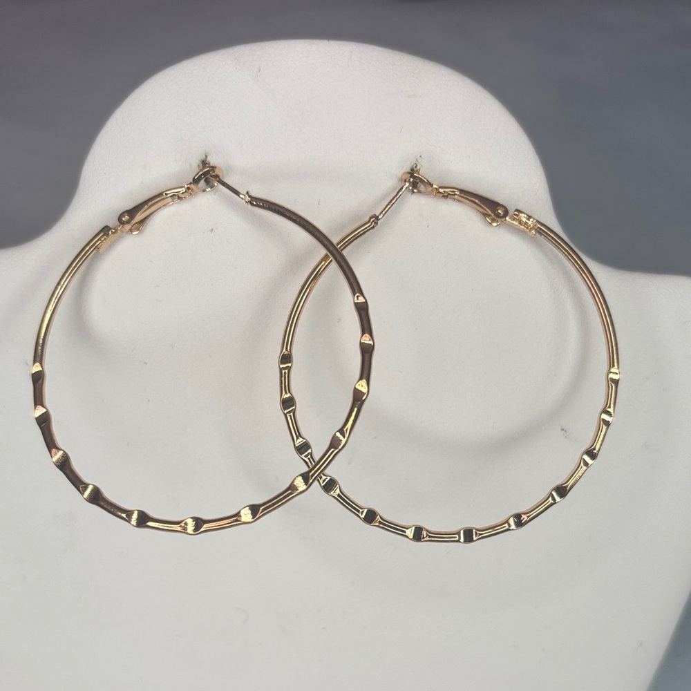 Gold Hoop Earrings